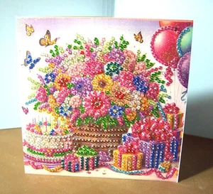 HANDMADE BIRTHDAY CARD WITH ENVELOPE - Picture 1 of 3