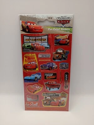 6 Original McQueen Disney Cars Sticker Strips Party Bag Fillers Retro Stickers - Image 1 of 4