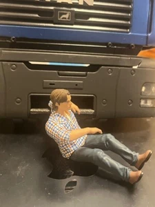 TAMIYA RC Tractor Scania man Truck Driver Figure 1/14 painted - limited stock #2 - Picture 1 of 4