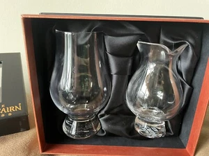 glencairn whisky glass & Water Jug Set Of 2 With Box Scotch Whiskey Bourbon - Picture 1 of 5