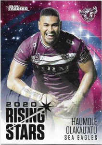 2021 Nrl Traders Rising Stars (RS17) Haumole OLAKAU'ATU Sea Eagles - Picture 1 of 1