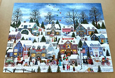 Jane Wooster Scott Puzzle SEEKING HOLIDAY TREASURES 750 pc Complete CHRISTMAS - Image 1 of 4