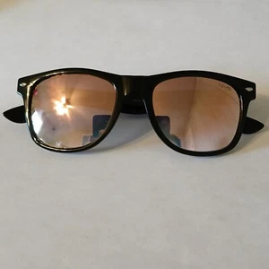 NYS City Men's Matte Black Mirrored Classic Sunglasses Bleecker Street 2732-72 - Picture 1 of 8