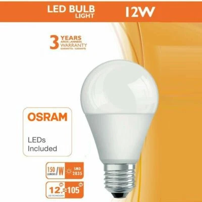 10x E27 Glühbirne inkl Osram LED Chip matt Filament Lampen 9W 12W 15W ersatz 60W - Bild 1 von 4