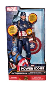MARVEL AVENGERS CAPTAIN AMERICA VOICE BOX ACTION FIGURE w/SOUND NEW - Picture 1 of 8