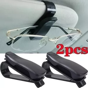 Universal Car Auto Sun Visor Glasses Box Sunglasses Clip Card Ticket Holder Fast - Picture 1 of 10
