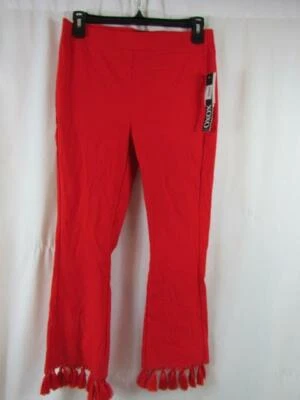 Новый с Ярлыками XOXO красный кисточки отделки укороченные брюки Jr Sz 6 Org $49.00 - Изображение 1 из 4
