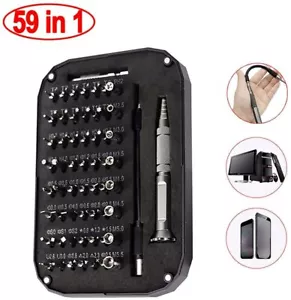 Set cacciavite 59 in 1 con kit driver magnetico 56 bit con strumento albero flessibile - Foto 1 di 9