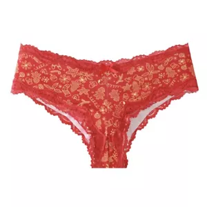 Splendies Cheeky Bragas Rojo Azúcar y Especias, Dorado Navidad Talla 4X Nuevo con Etiquetas - Imagen 1 de 13