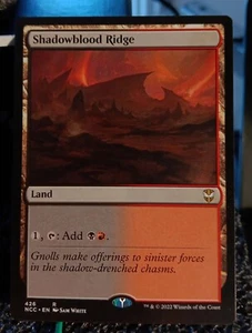 MTG Commander Streets of New Capenna R Shadowblood Ridge #426 - Picture 1 of 2