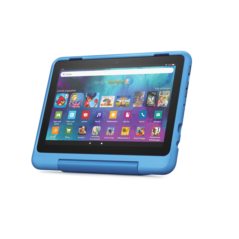 Amazon Fire HD 8 Kids Pro – 12. Generation – 32 GB - Ohne Werbung – blau - Bild 1 von 1