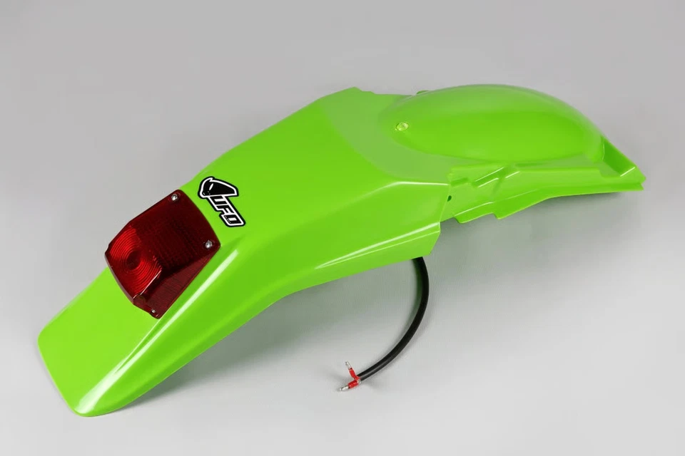 Guardabarros trasero UFO Plastics Enduro con luz LED - 05-12 KX verde KA02789-026 Foto 1 de 4