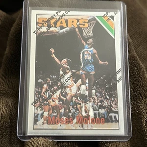 1996-97 Topps #27 of 50 Moses Malone Finest Reprints Rookie Card Utah Stars NM+ - Picture 1 of 7