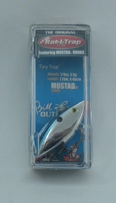 Bill Lewis TT25B Original Rat-L-Trap Tiny Trap 1/8 Oz Argento - Immagine 1 di 4