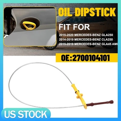 For 2014-19 Mercedes-Benz 2700104101 CLA250 Engine Oil Level Dipstick Indicator - Image 1 of 4