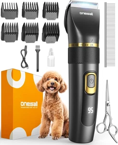 Oneisall Silenzioso Tosatrice per Cani Aggiornamento Pro, Professionale Tosatric - Foto 1 di 12