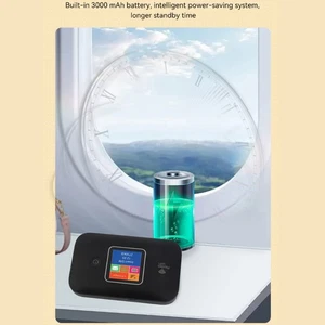 Router Portatile 4G LTE 300Mb/s 10 Utenti Mobile Pocket Router Wireless con SIM Me - Foto 1 di 24