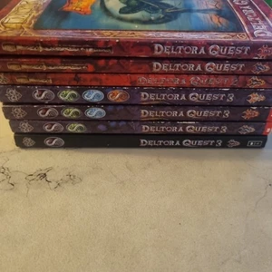 Emily Rodda Deltora Quest 2 y 3, libros X7 en este paquete, GC, pocos libros son holográficos - Imagen 1 de 13
