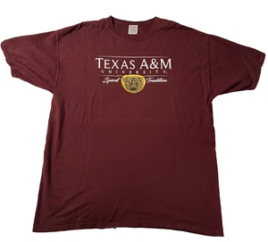 Camiseta para hombre Texas A&M University Maroon Spirit Tradition 2XL nueva sin etiquetas - Imagen 1 de 3