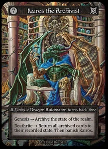 Kairos the Archivist Sorcery Contested Realm SCR Unique Non-Foil MINT Dragonlord - Picture 1 of 1