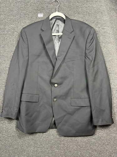 Tuta Michael Kors 100% lana cappotto sportivo blazer uomo tg 44R nero chiusura 2 bottoni