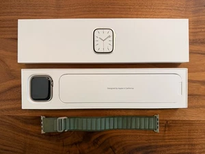 Apple Watch Series 7 45mm GPS Cellular Edelstahl silber ⭐️⭐️⭐️⭐️⭐️ - Bild 1 von 3