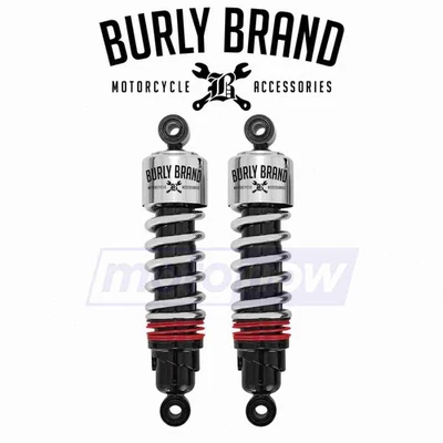 Burly Brand Slammer Plus Shocks for 2004-2006 Harley Davidson FXDI Dyna ku - Image 1 of 4
