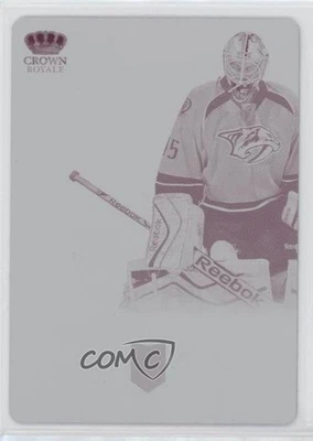2013 Crown Royale Printing Plate Magenta 1/1 Magnus Hellberg Rookie Auto RC 2d8 - Image 1 of 3