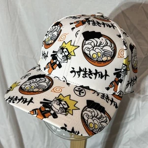 Naruto Uzumaki Anime Shippuden Collection Snapback Hat Ramen Sushi NEW w/o tags - Picture 1 of 4