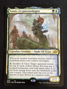 1x Lonis, Cryptozoologist (370) Modern Horizons 2 LP MTG Magic the Gathering x1 - Foto 1 di 2