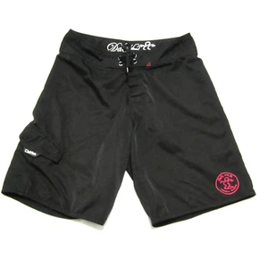 Da Hui Board Badeshorts Herren Gr. 32 (32x11) schwarz mit rotem Logo Kordelzug - Bild 1 von 14