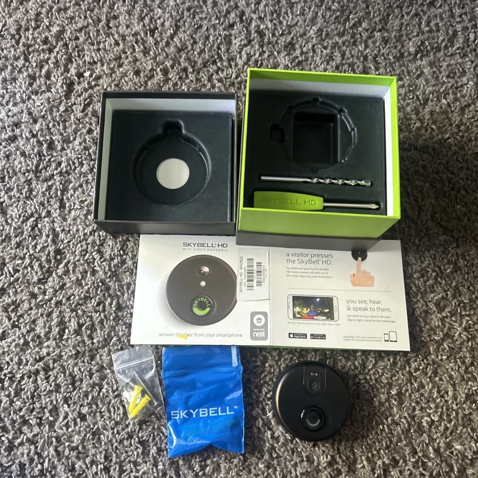 Cámara Timbre Skybell HD WiFi 1080p Color Visión Nocturna Bronce Foto 1 de 4
