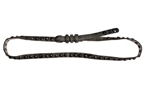 GUESS talla M (95) MUJER CADERAS CINTURÓN LOGO ARENA NUDE CUERO GENUINO CON... - Imagen 1 de 5