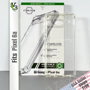 Itskins Case for Google Pixel 6a - Spectrum Clear Glow | Ultra Slim & Flexible - Picture 1 of 11