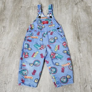 Mono Vestbak Vintage Osh Kosh Bgosh Route 55 Talla 18 Meses - Imagen 1 de 7