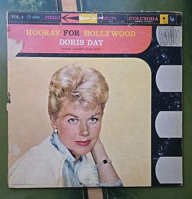 VTG Hooray For Hollywood Doris Day Vinyl Record 12" LP 33 RPM CS 8066 - Image 1 of 4
