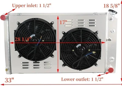 Chevy Chevelle El Camino Truck Buick Cadillac Pontiac Radiator - Image 1 of 4