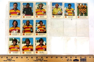 FORT LAUDERDALE STRIKERS SOCCER 1977 BURGER KING Trading Card Set of 12 RARE! - Image 1 of 4