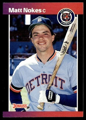 1989 Donruss Matt Nokes Detroit Tigers #116 - Image 1 of 2