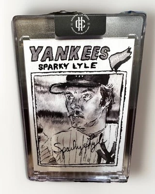 2024 Topps Spotlight by Andy Friedman - Sparky Lyle #55 Grayscale Filter /49 Foto 1 de 2
