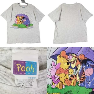 Vintage 90’s Disney Winnie the Pooh Friends Tee T Shirt Size Large L Tiger SS - Picture 1 of 10