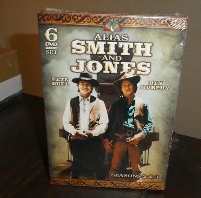 Alias Smith and Jones DVD Seasons 2 and 3! Pete Duel Ben Murphy Western TV! NEW — 第 1/3 张图片