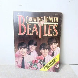 Vintage BEATLES🎸🎸🎸🥁 BOOK “Growing Up With The Beatles” 11x8.5”   EUC🎼 - Picture 1 of 7