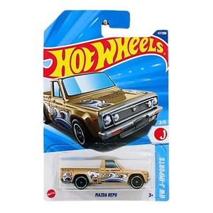 Hot Wheels MAZDA REPU Color Marrón HW J-IMPORTS Serie 2025 + Carcasa - Imagen 1 de 7