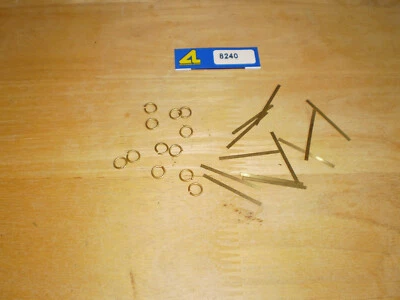 ARTESANIA LATINA X12 BRASS RINGS AND PLATES FOR MODEL BOATS - Image 1 of 2