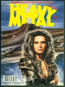 Vintage Heavy Metal Magazine Winter 1989 Luis Royo Cover Art - Picture 1 of 2