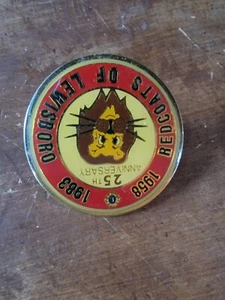 Redcoats of Lewisboro-Lions Club 25° Anniversario Vintage 1958-1983 Pinback - Foto 1 di 2