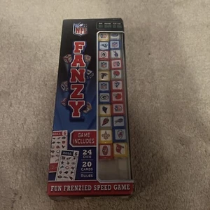 NFL Fanzy Dice Game Fun Frenzied Speed Fast Paced Masterpieces Sealed - New - Picture 1 of 4