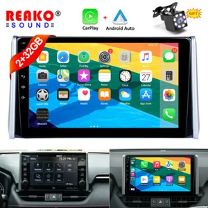 2+32G For Toyota RAV4 2020 Android 13 For Apple Carplay Car Radio GPS Stereo BT - Picture 1 of 16