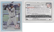 2020 Bowman 1st Edition Sky Blue Foil Everson Pereira #BFE-51